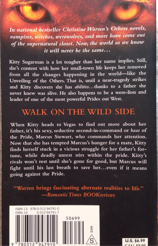 Walk on the Wild Side - Christine Warren (St. Martin’s Paperbacks - Paperback) book collectible [Barcode 9780312947910] - Main Image 2