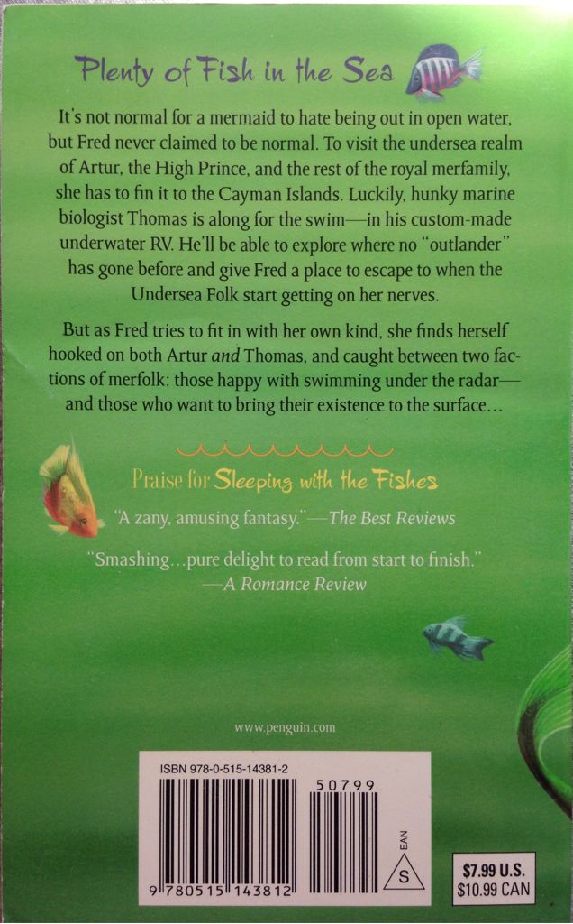 MaryJanice Davidson: Mermaid Fred #2 Swimming Without A Net - MaryJanice Davidson (Piatkus - Paperback) book collectible [Barcode 9780515143812] - Main Image 2