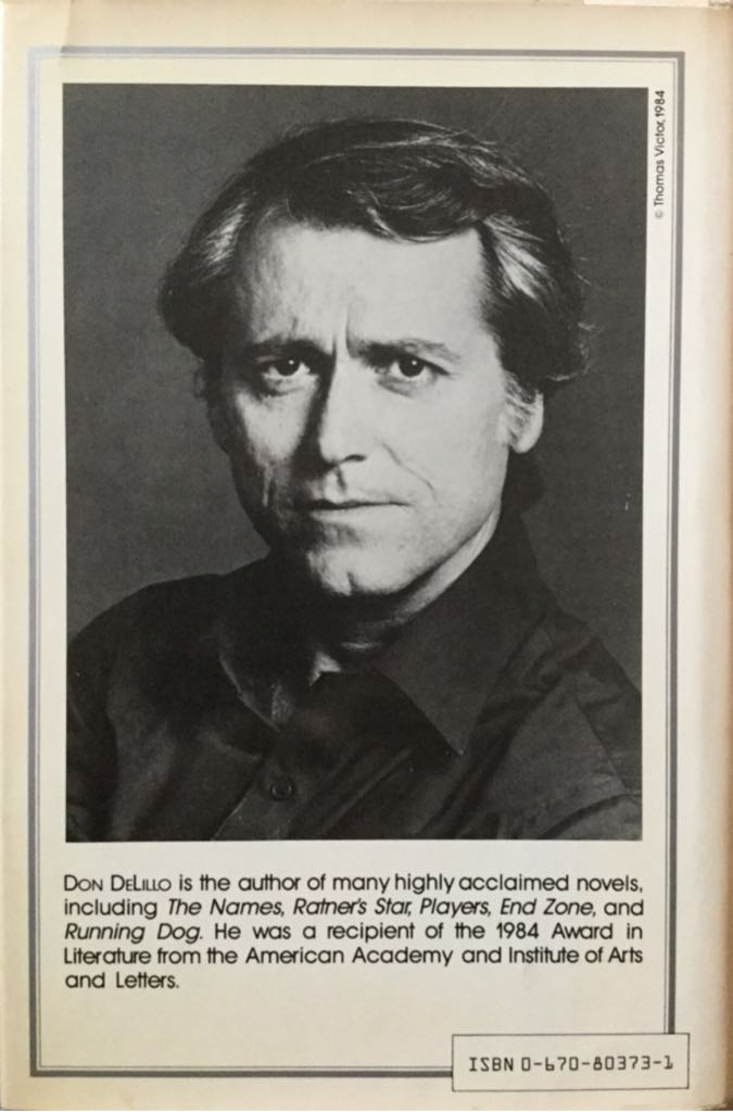 White Noise - Don DeLillo (Viking Penguin Inc. - Hardcover) book collectible [Barcode 9780670803736] - Main Image 2