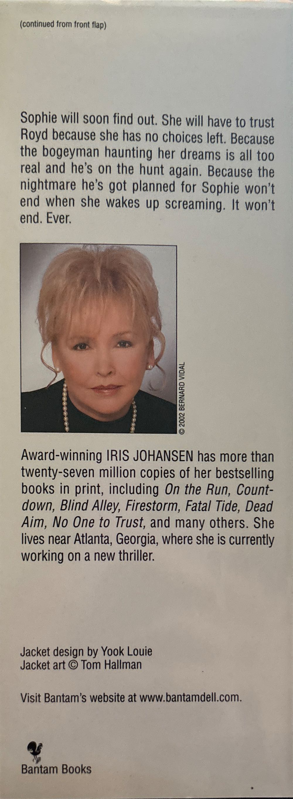 Killer Dreams - Iris Johansen (Bantam Dell Pub Group - Hardcover) book collectible [Barcode 9780553803440] - Main Image 3