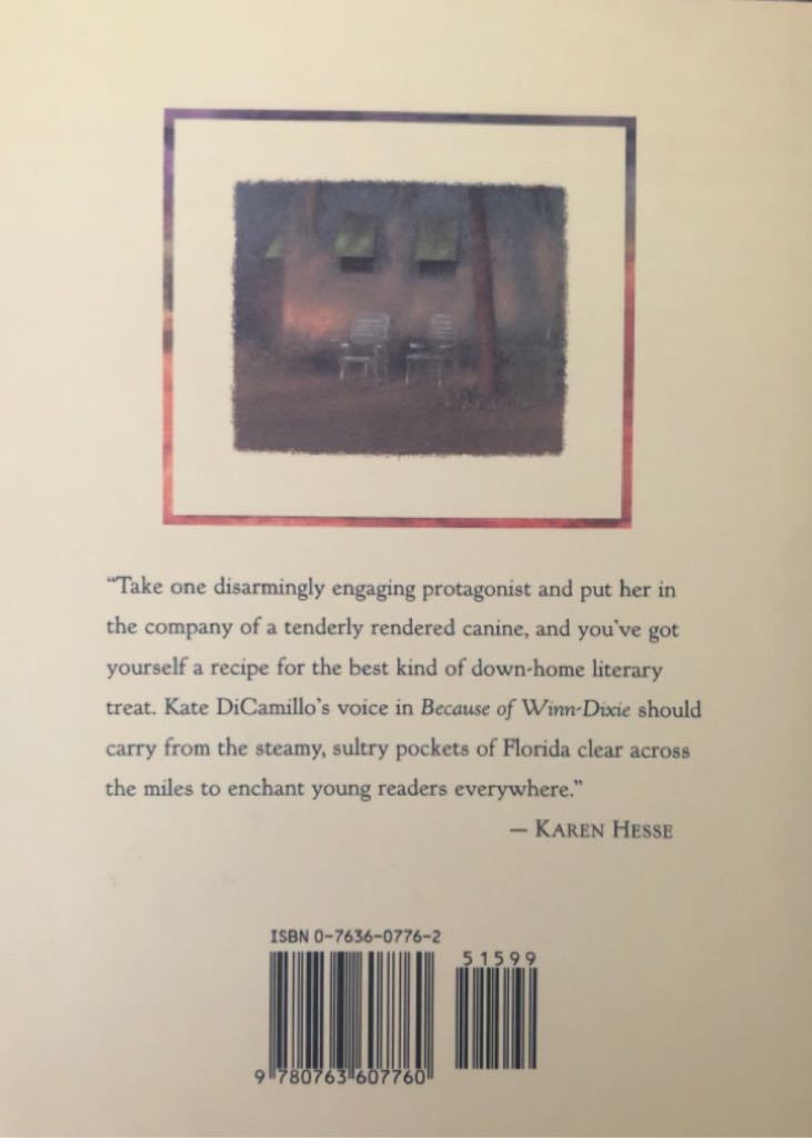 Because Of Winn Dixie - Kate DiCamillo (Candlewick Press - Hardcover) book collectible [Barcode 9780763607760] - Main Image 2