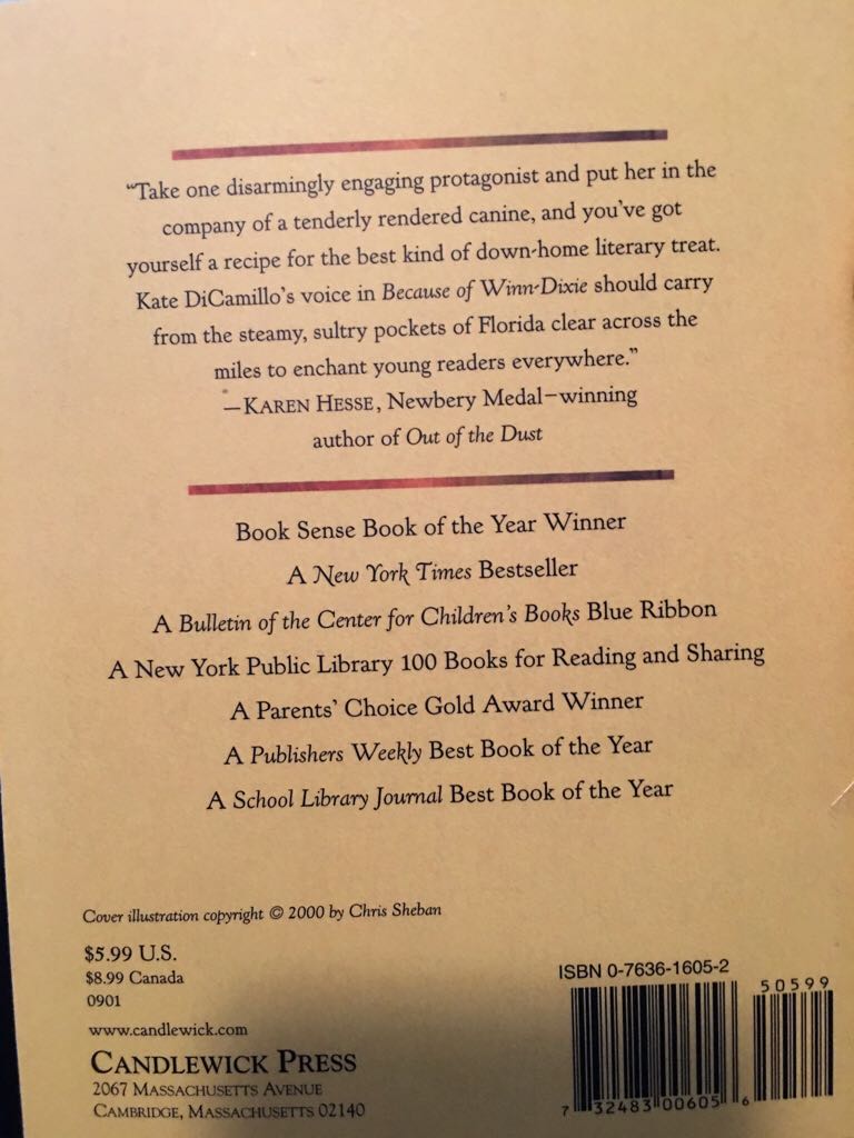 Because Of Winn Dixie  book collectible - Main Image 2