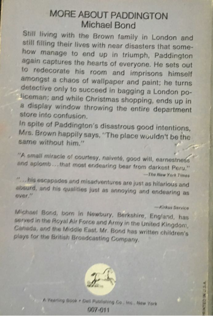 More About Paddington  book collectible - Main Image 2