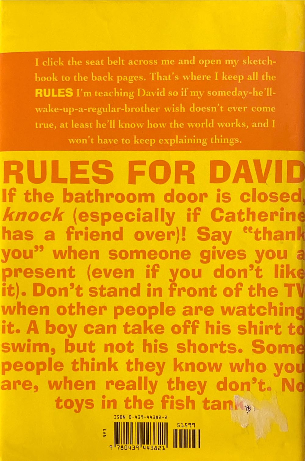 Rules - Cynthia Lord (A Scholastic Press - Hardcover) book collectible [Barcode 9780439443821] - Main Image 2