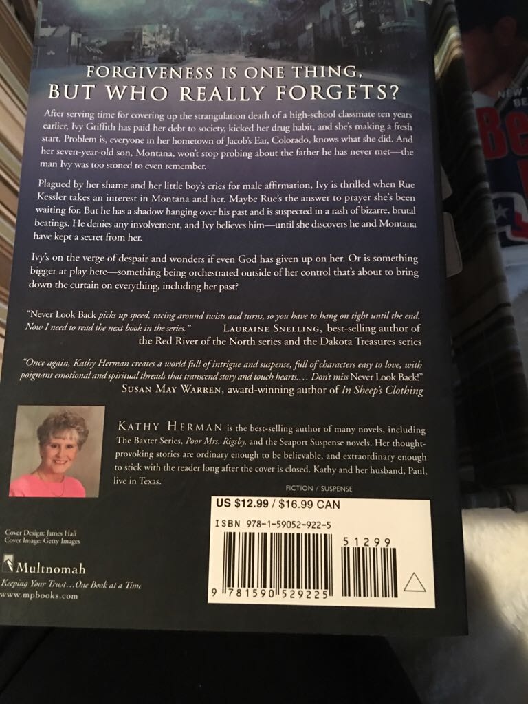 Never Look Back - Kathy Herman (Multnomah Books - Paperback) book collectible [Barcode 9781590529225] - Main Image 2