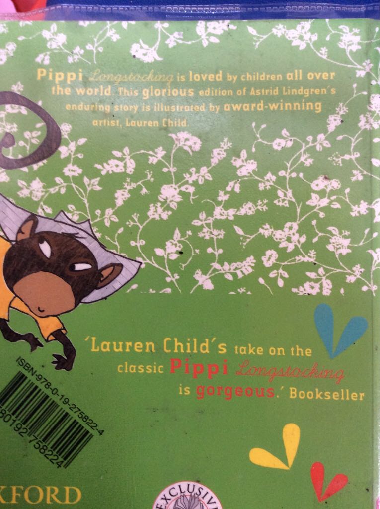 Pippi Longstocking  (Oxford : Oxford University Press) book collectible [Barcode 9780192758224] - Main Image 2