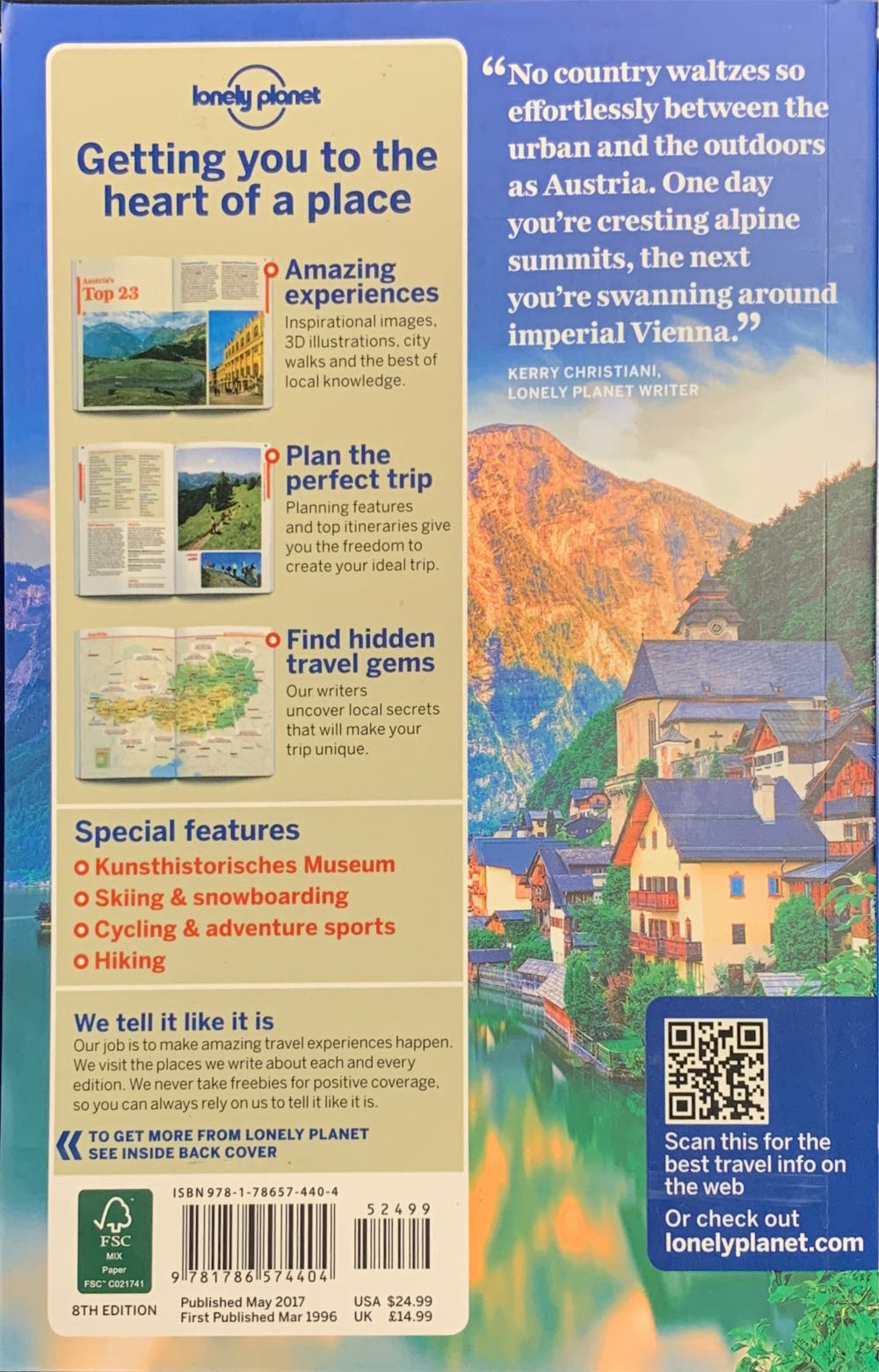 Austria - Lonely Planet (Lonely Planet Global Limited - Paperback) book collectible [Barcode 9781786574404] - Main Image 2