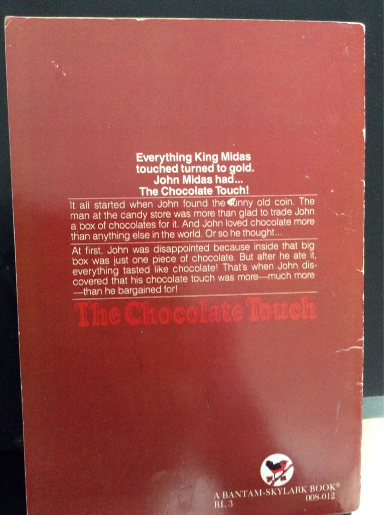 The Chocolate Touch - Margot Apple (Paperback) book collectible [Barcode 9780553152876] - Main Image 2