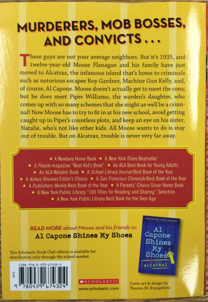 Al Capone Does My Shirts - Gennifer Choldenko (Scholastic Inc - Paperback) book collectible [Barcode 9780439674324] - Main Image 2