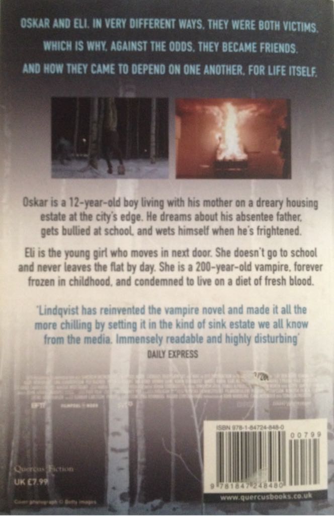 Let The Right One In - John Ajvide (Quercus) book collectible - Main Image 2