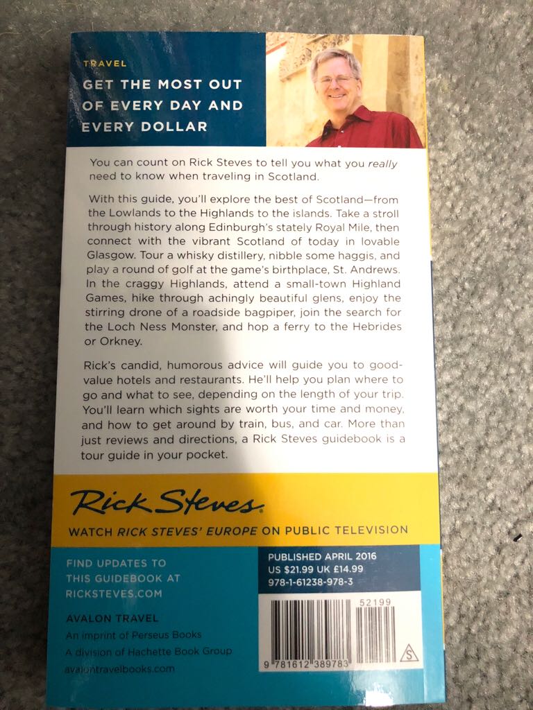 Scotland - Rick Steves book collectible [Barcode 9781612389783] - Main Image 2