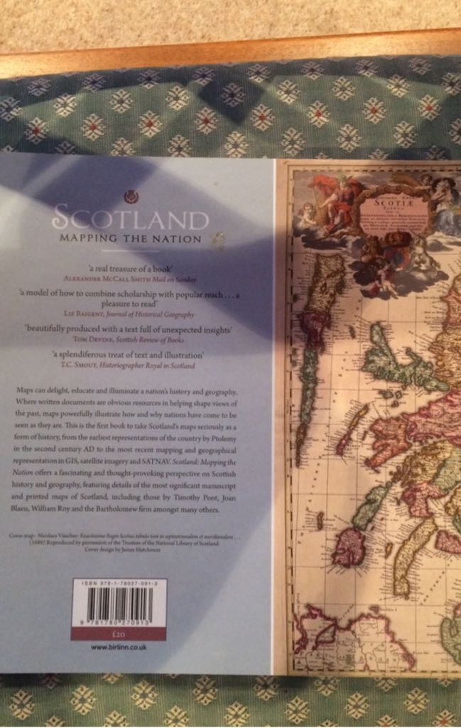 Scotland, Mapping The Nation - Christopher Fleet (Birlinn Limited - Paperback) book collectible [Barcode 9781780270913] - Main Image 2