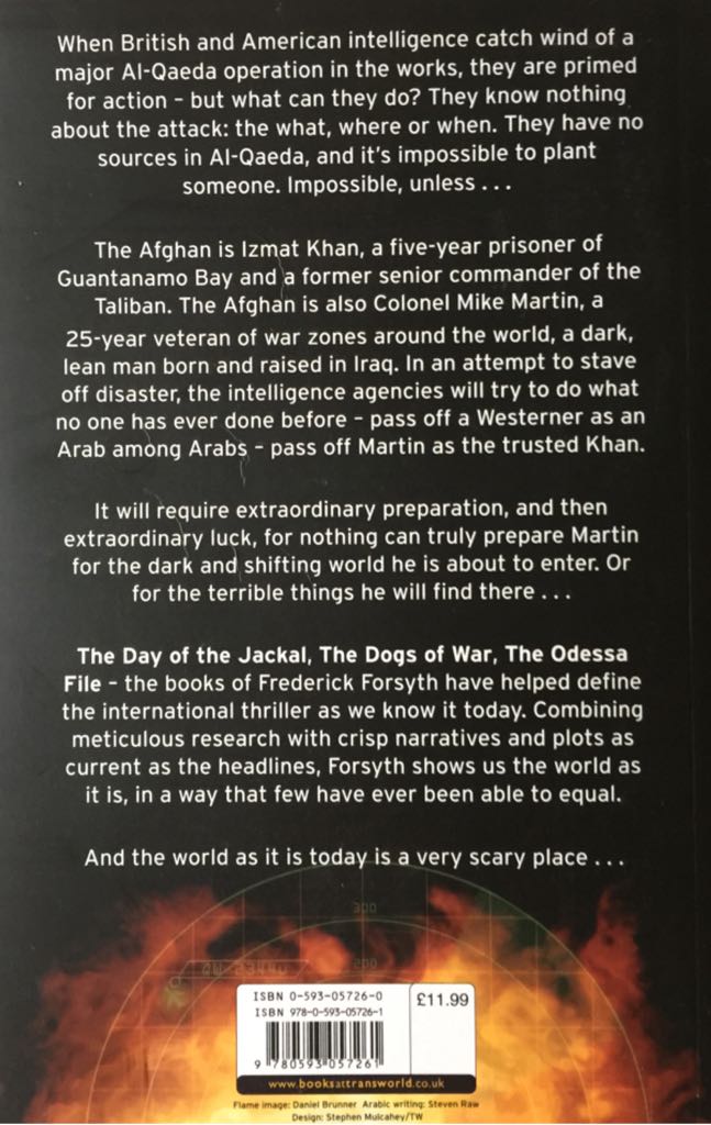 The Afghan - Frederick Forsyth (Flat - Neil - Paperback) book collectible [Barcode 9780593057261] - Main Image 2