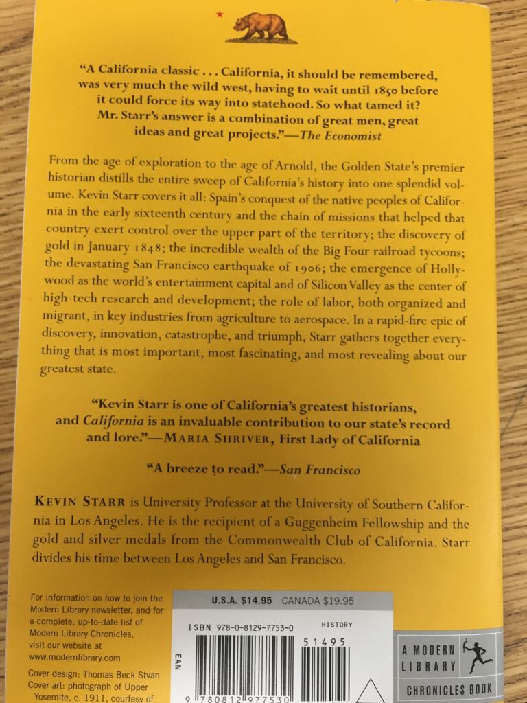 California - Alison Bing (Modern Library - Paperback) book collectible [Barcode 9780812977530] - Main Image 2