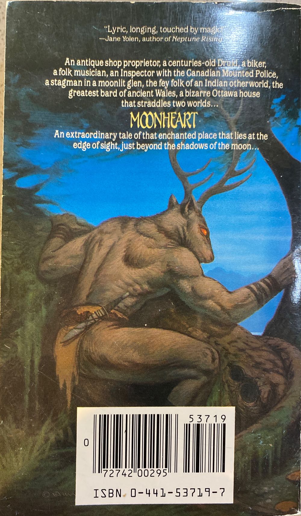 Moonheart - Charles de Lint (Ace Books) book collectible [Barcode 9780441537198] - Main Image 2