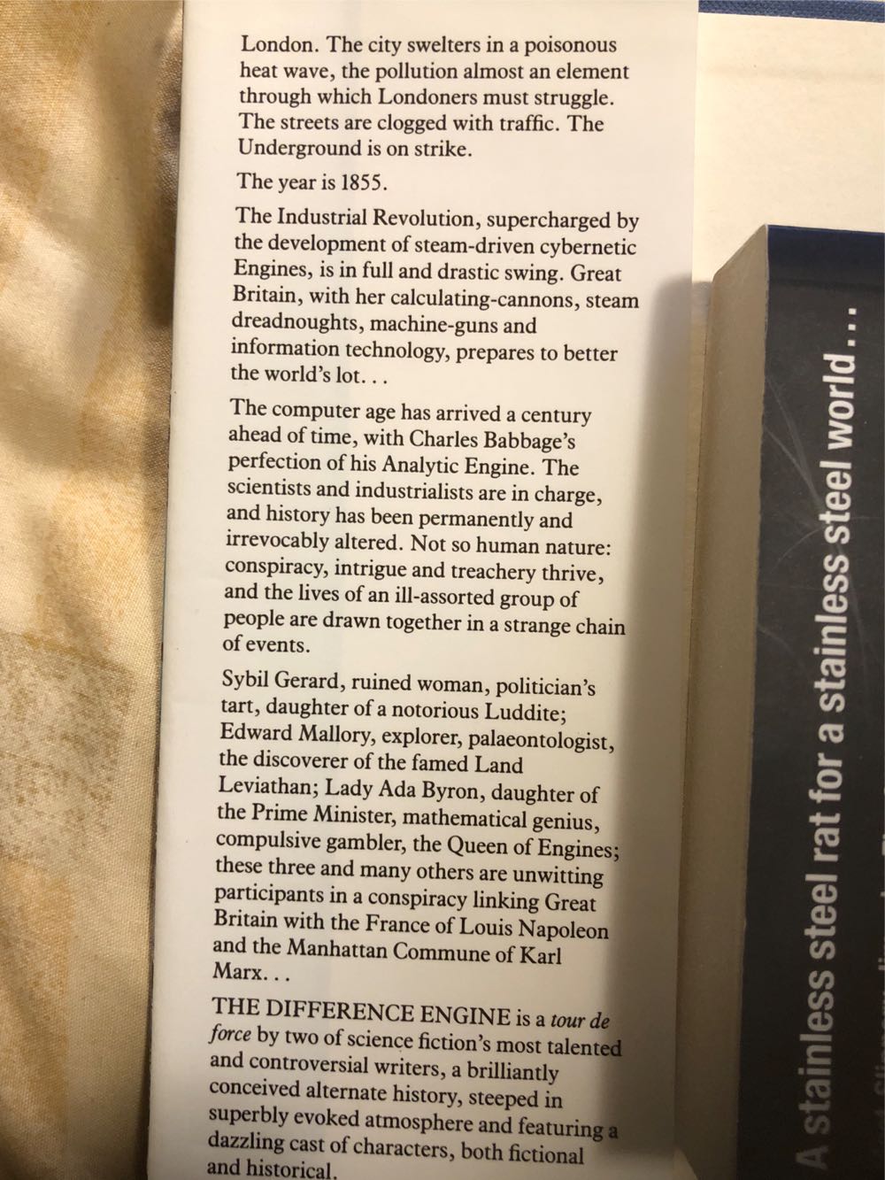 The Difference Engine - William Gibson And Bruce Sterling book collectible [Barcode 9780575047624] - Main Image 4