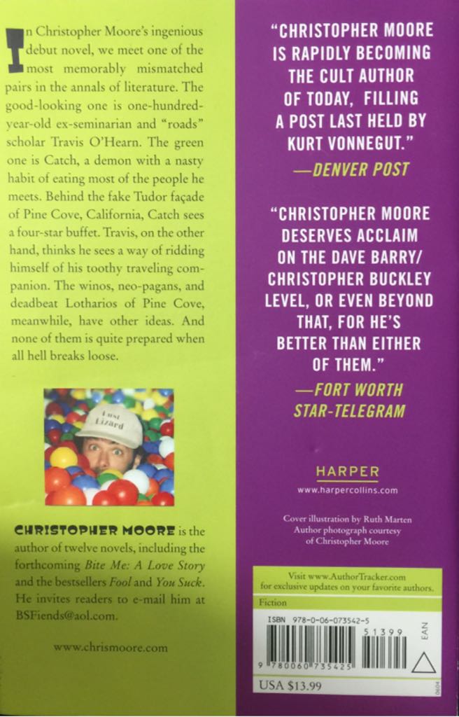 Practical Demonkeeping - Christopher Moore (William Morrow - Paperback) book collectible [Barcode 9780060735425] - Main Image 2