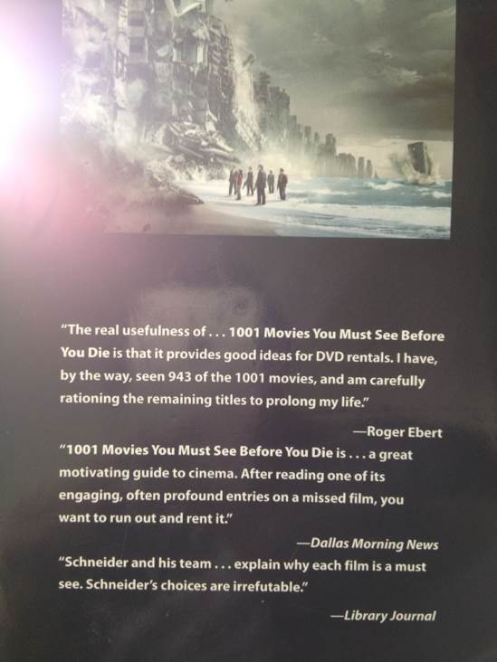 1001 Movies You Must See Before You Die - Steven Jay Schneider (Barrons Educational Series Inc) book collectible [Barcode 9780764164224] - Main Image 2