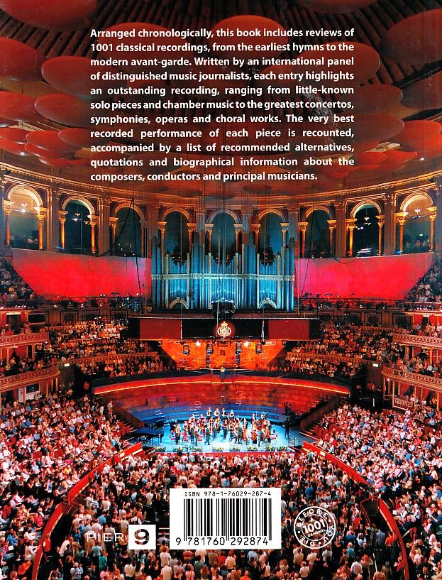 1,001 Classical Recordings You Must Hear Before You Die - Matthew Rye (Pier 9 - Paperback) book collectible [Barcode 9781760292874] - Main Image 2