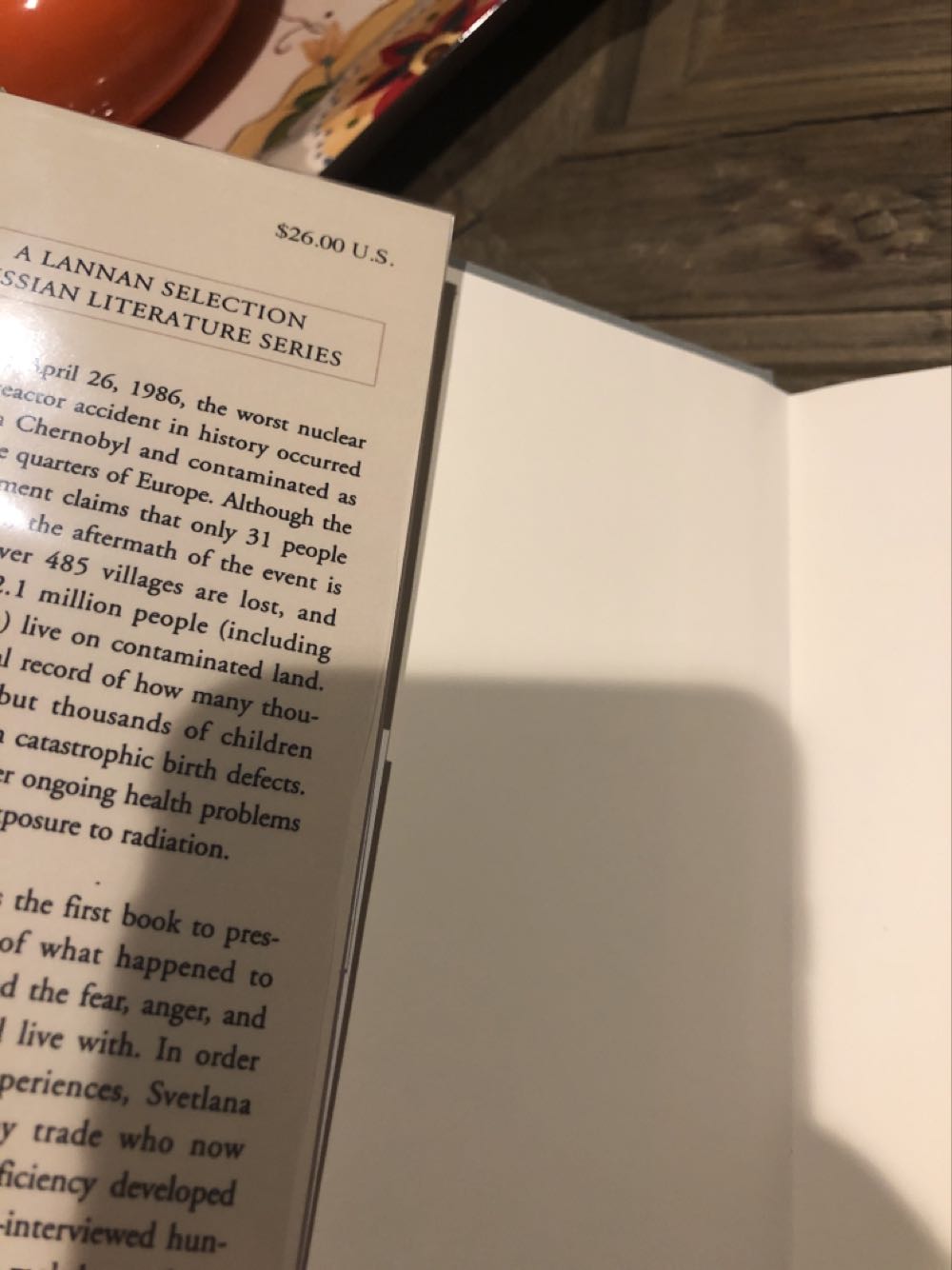 Voices From Chernobyl - Svetlana Alexeivich (Dalkey Archive Pr - Paperback) book collectible [Barcode 9781564784018] - Main Image 4