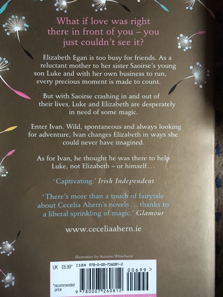 If You Could See Me Now - Cecelia Ahern book collectible [Barcode 9780007260812] - Main Image 2