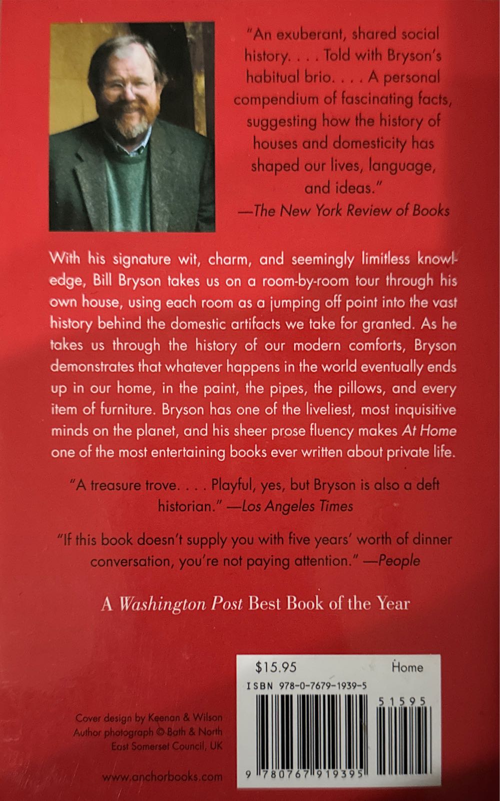 At Home: A Short History Of Private Life - Bill  Bryson (Anchor Books - Paperback) book collectible [Barcode 9780767919395] - Main Image 4