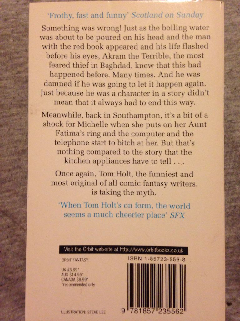 Open Sesame - Tom Holt (Orbit - Paperback) book collectible [Barcode 9781857235562] - Main Image 2