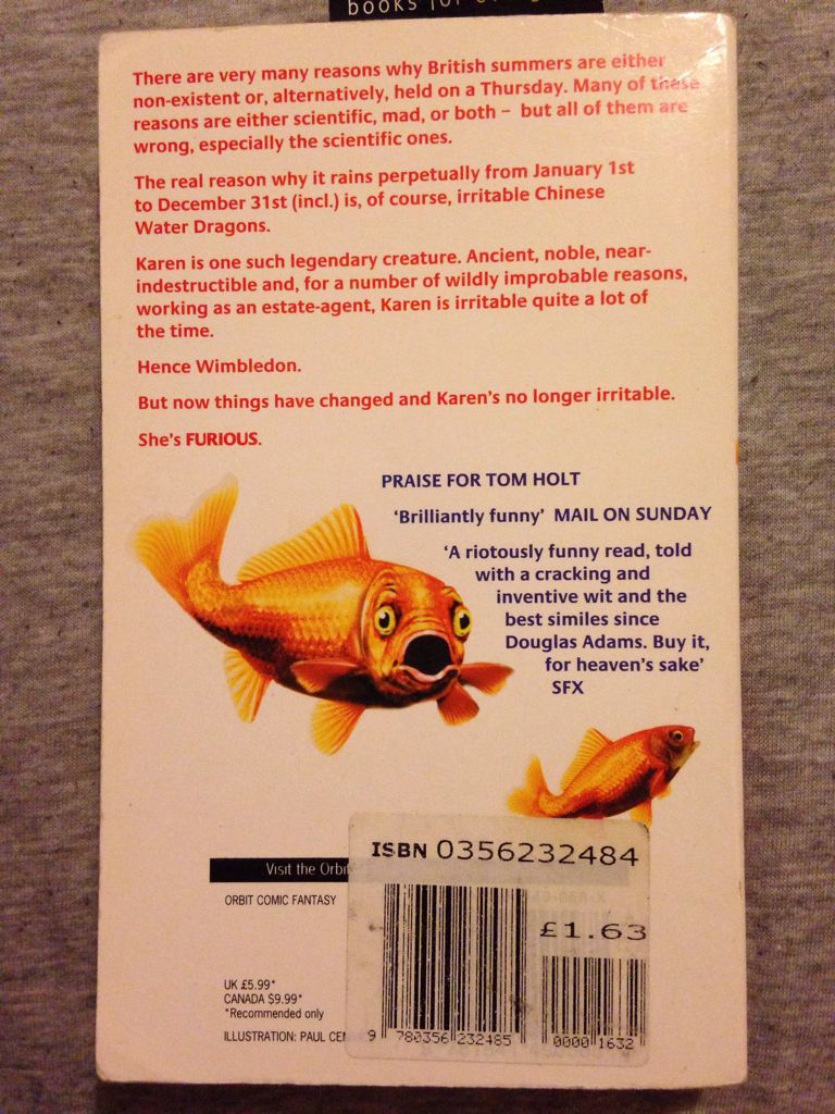 Nothing But Blue Skies - Tom Holt (Orbit - Paperback) book collectible [Barcode 9781841490588] - Main Image 2