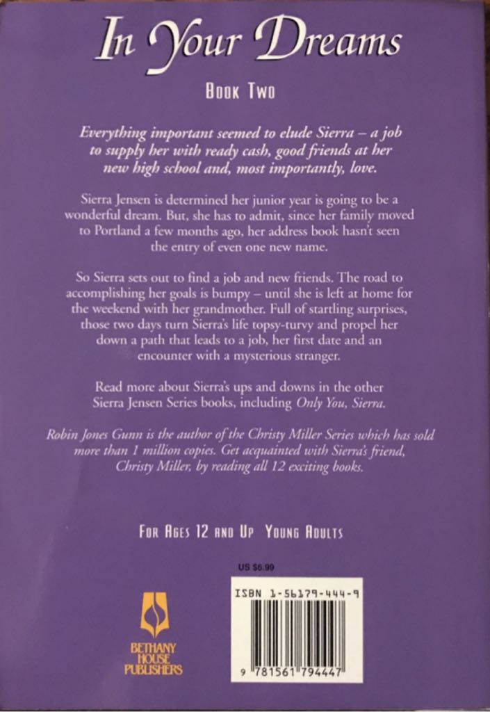 In Your Dreams - Robin Jones Gunn (Bethany House Publishers - Paperback) book collectible [Barcode 9781561794447] - Main Image 2