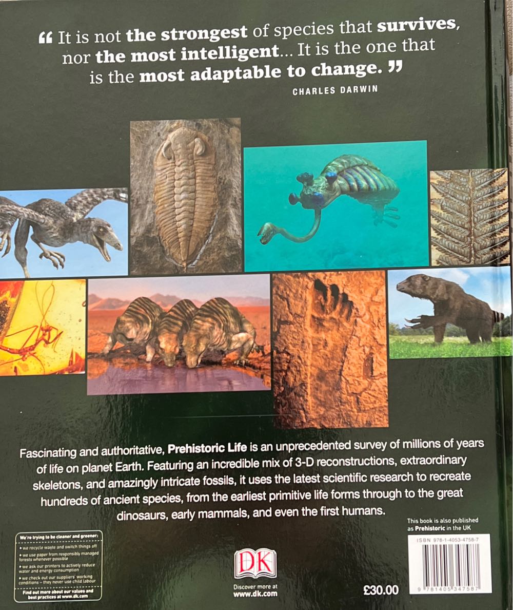 Prehistoric Life - William Lindsay (- Hardcover) book collectible [Barcode 9781405347587] - Main Image 2
