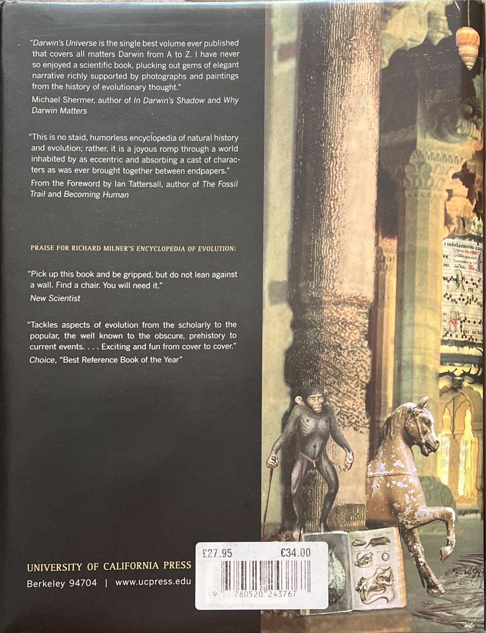 Darwins Universe - Evolution From A To Z - Richard Milner (University Of California Berkeley - Hardcover) book collectible [Barcode 9780520243767] - Main Image 2