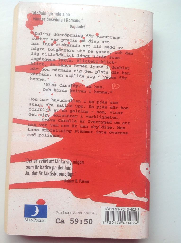 Romans - Ed McBain book collectible [Barcode 9789176434024] - Main Image 2