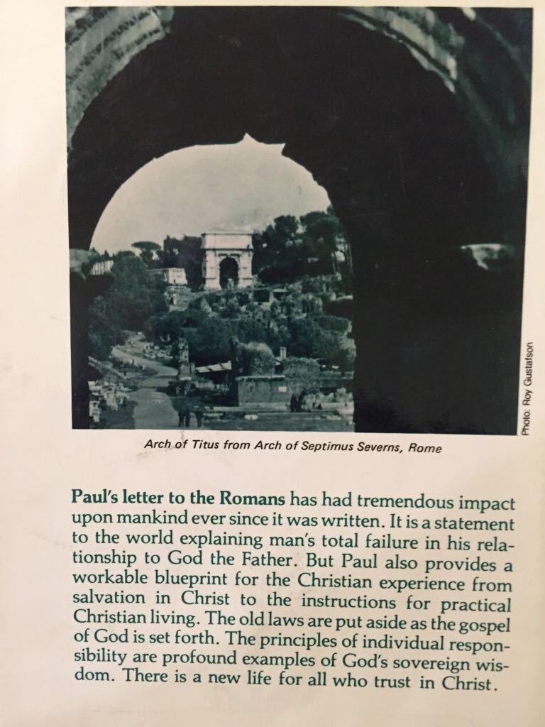 Romans - Clarence L. book collectible - Main Image 2