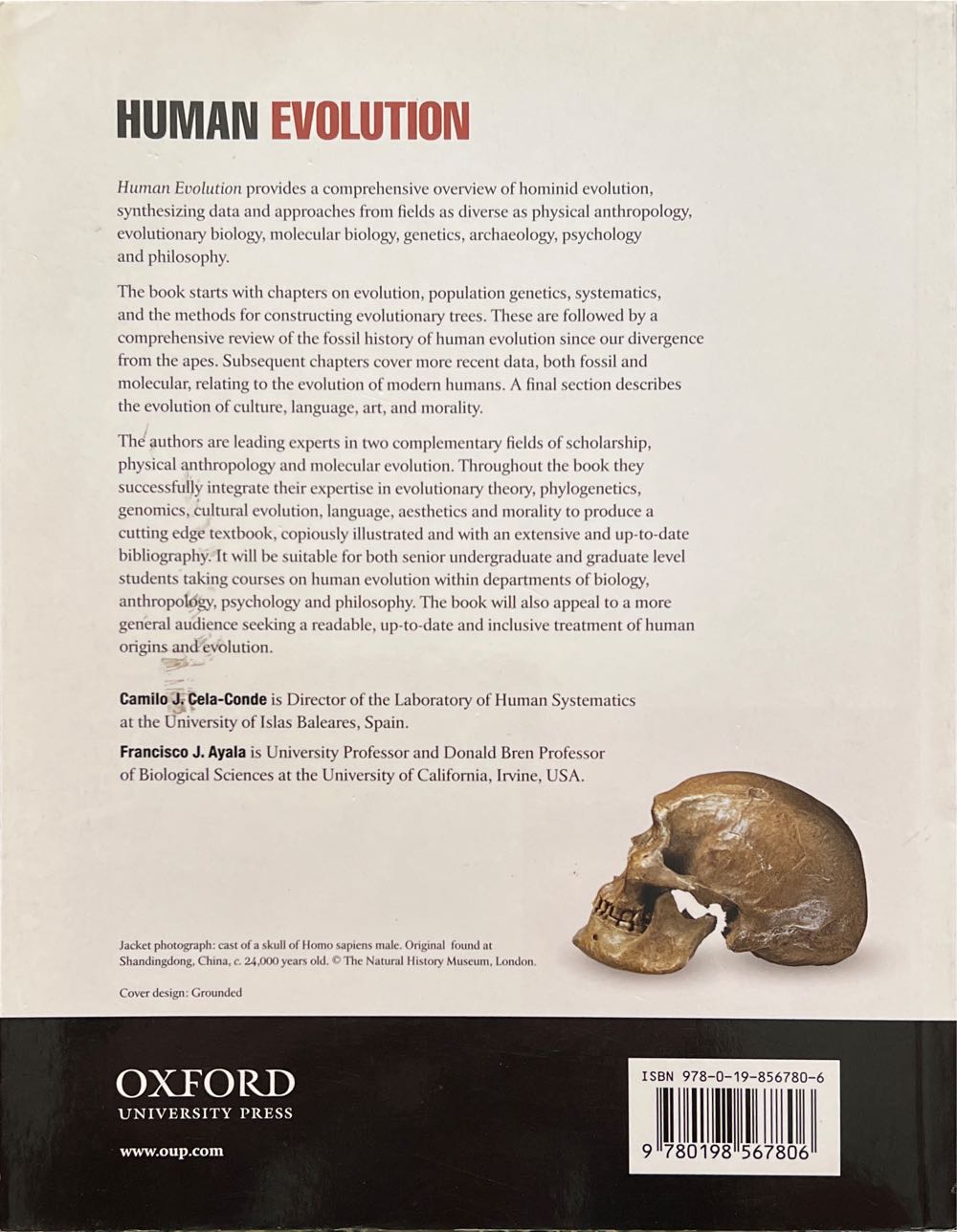 Human Evolution - Ayala Francisco (Oxford University Press - Paperback) book collectible [Barcode 9780198567806] - Main Image 2