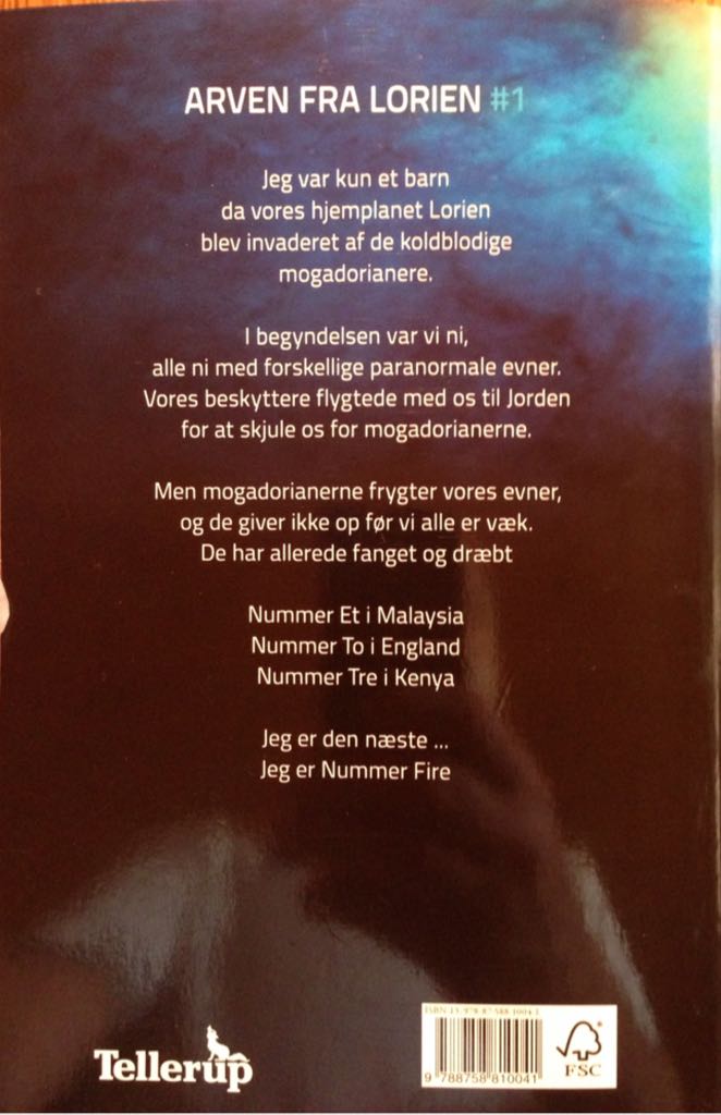 I Am Number Four - Pittacus Lore (Harper - Paperback) book collectible [Barcode 9780062113443] - Main Image 2