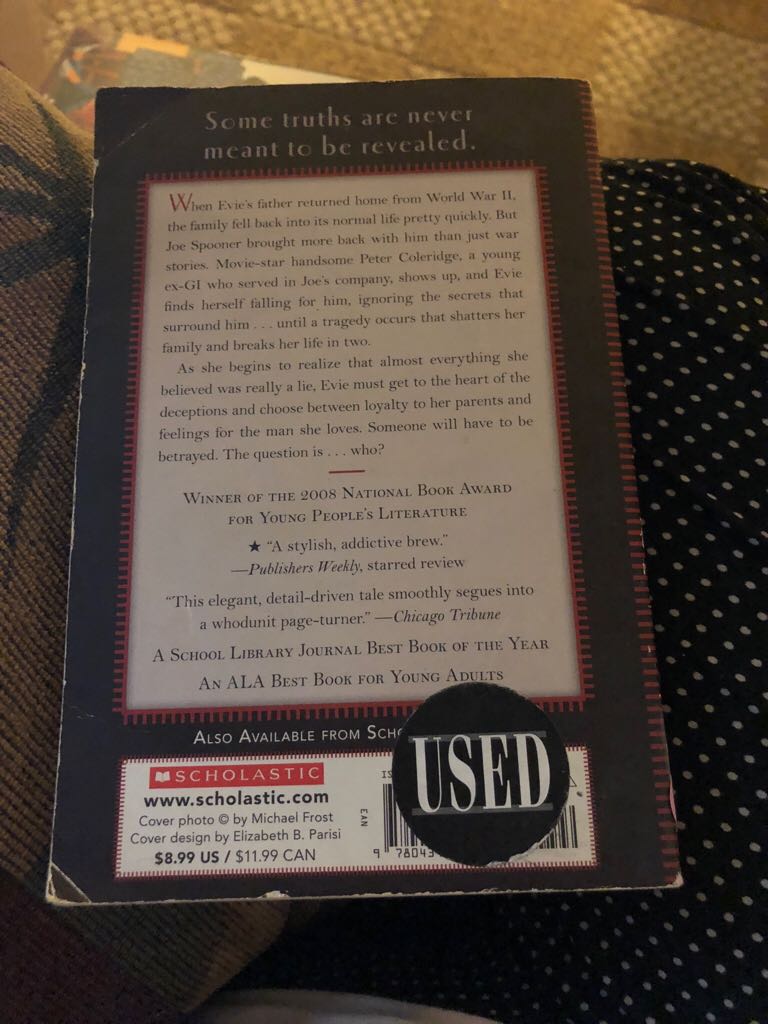 What I Saw And How I Lied - Judy Blundell (A Scholastic Press - Hardcover) book collectible [Barcode 9780439903462] - Main Image 2