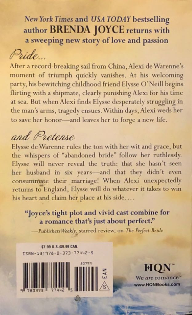 Promise, The - Brenda Joyce (HQN Books - Paperback) book collectible [Barcode 9780373774425] - Main Image 2