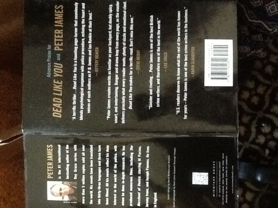 Dead Like You - Peter James (Minotaur Books - Hardcover) book collectible [Barcode 9780312642822] - Main Image 2