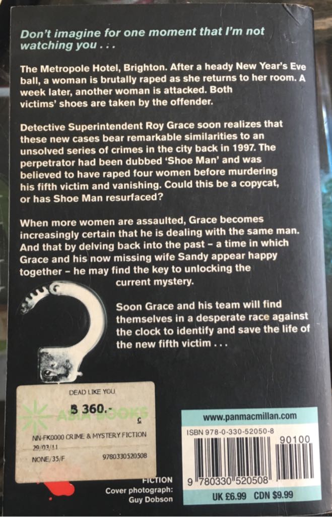 Dead Like You - Peter James (Pan Macmillan - Paperback) book collectible [Barcode 9780330520508] - Main Image 2