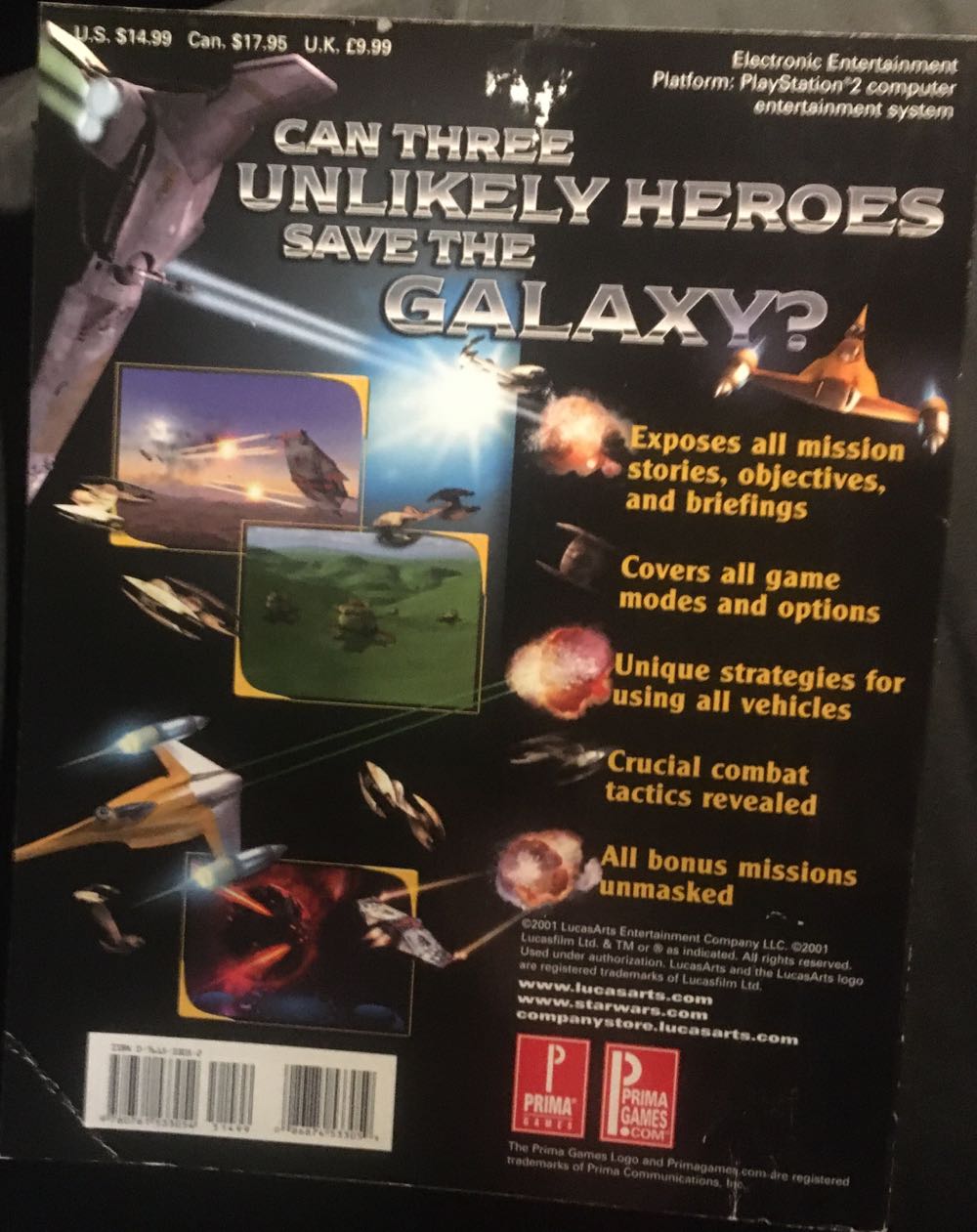 Star Wars: Starfighter - Michael Littlefield (Prima Publishing - Paperback) book collectible [Barcode 9780761533054] - Main Image 2