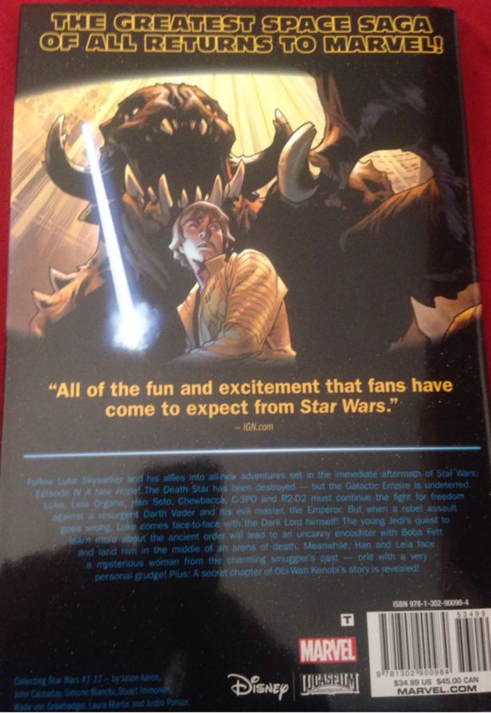 Star Wars (2015): Vol 1-2 - George Lucas (Marvel - Hardcover) book collectible [Barcode 9781302900984] - Main Image 2