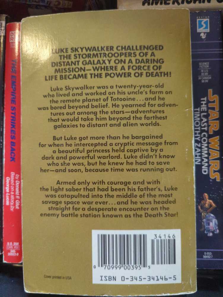 Star Wars - George Lucas (Del Rey Books - Paperback) book collectible - Main Image 2