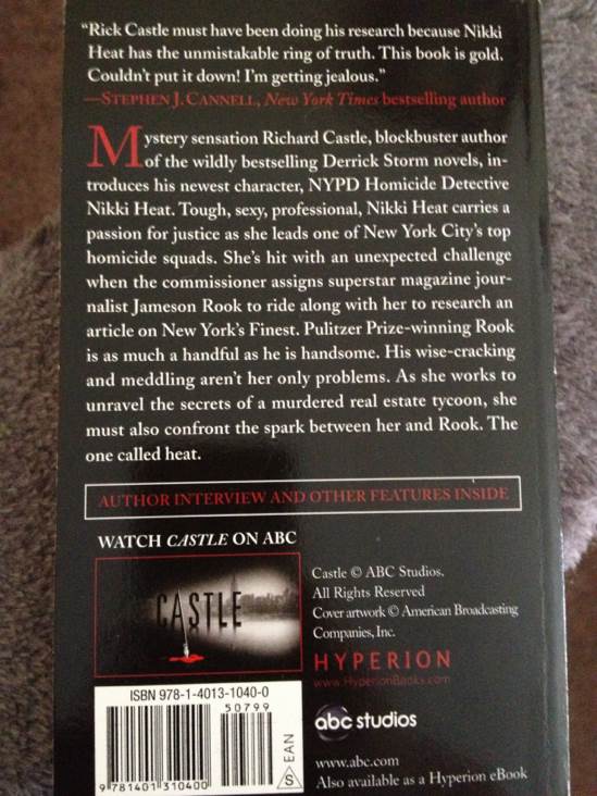 Heat Wave - Richard Castle (Hyperion Books - Paperback) book collectible [Barcode 9781401310400] - Main Image 2