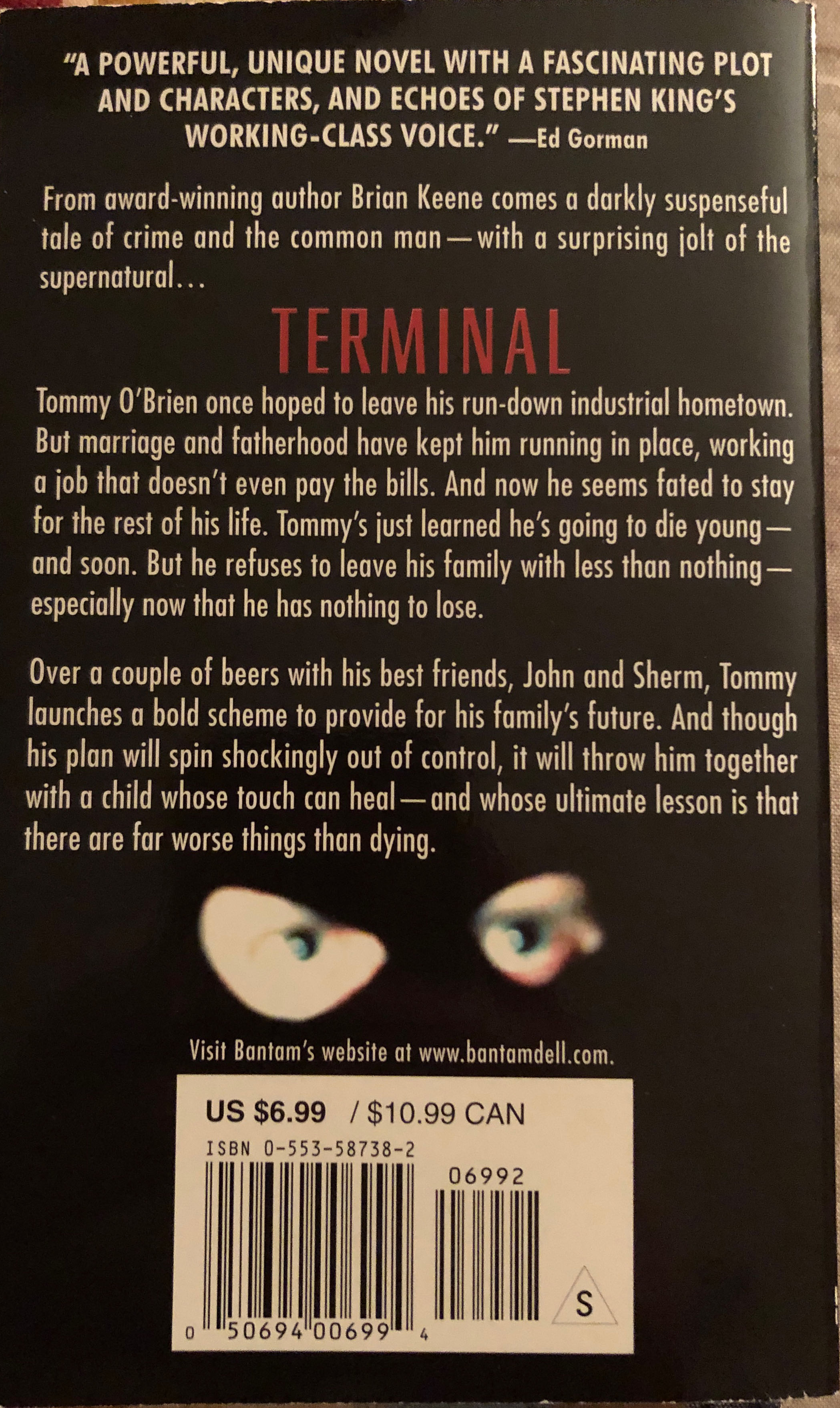 Terminal - Brian Keene (Spectra (Bantam) - Paperback) book collectible [Barcode 9780553587388] - Main Image 2