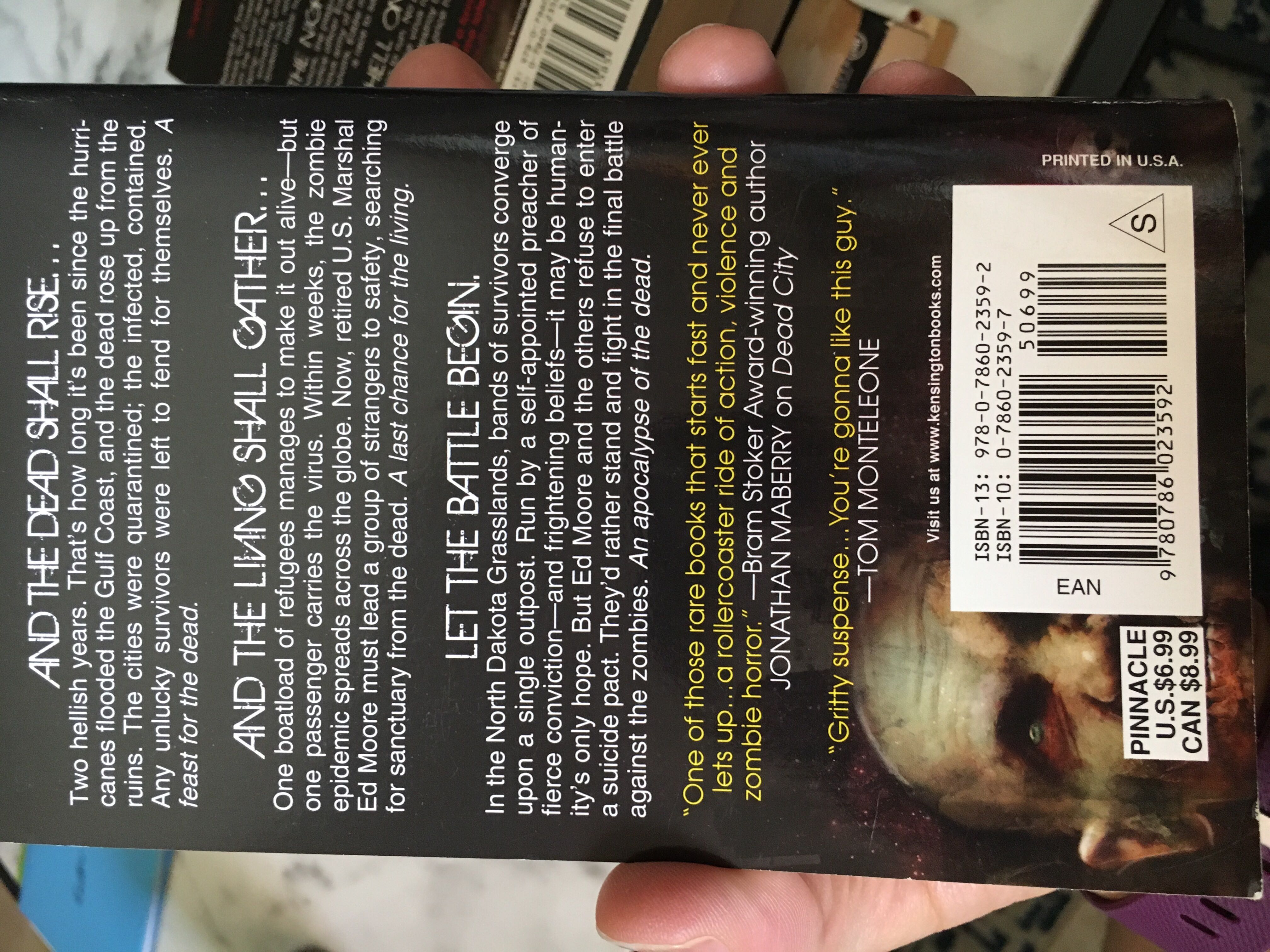 Apocalypse of the Dead - Joe McKinney (Pinnacle Fiction - Paperback) book collectible [Barcode 9780786023592] - Main Image 2
