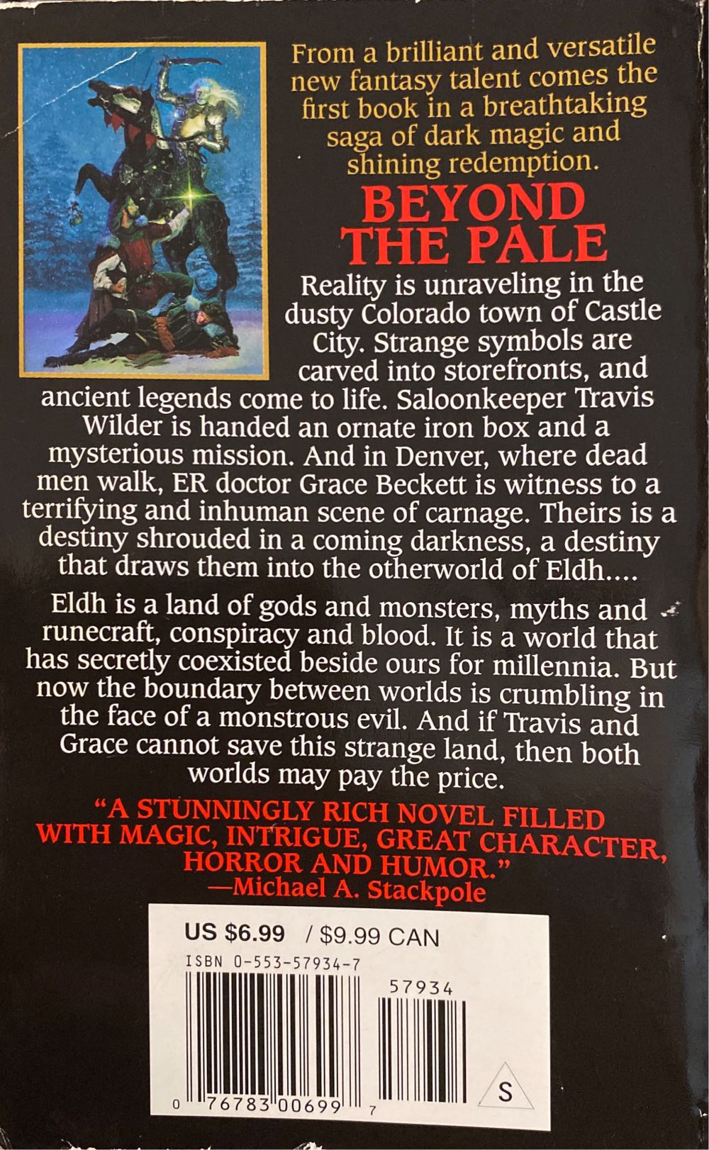 Beyond The Pale - Mark Anthony (Spectra - Paperback) book collectible [Barcode 9780553579345] - Main Image 2