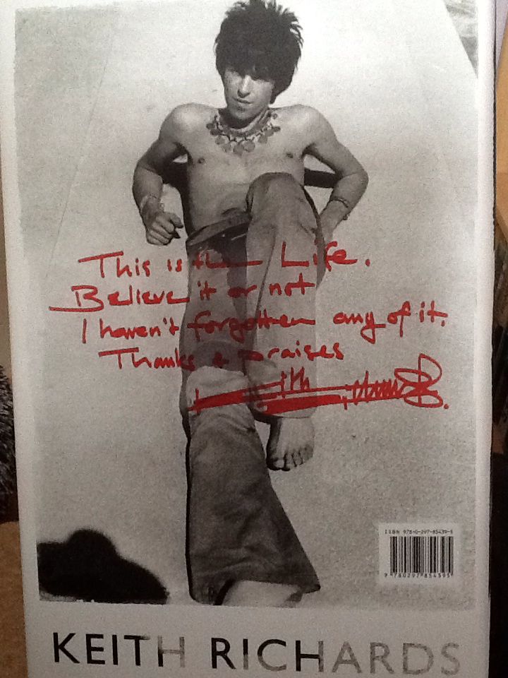 Keith Richards: Life - Keith Richards (Weidenfeld & Nicholson - Hardcover) book collectible [Barcode 9780297854395] - Main Image 2
