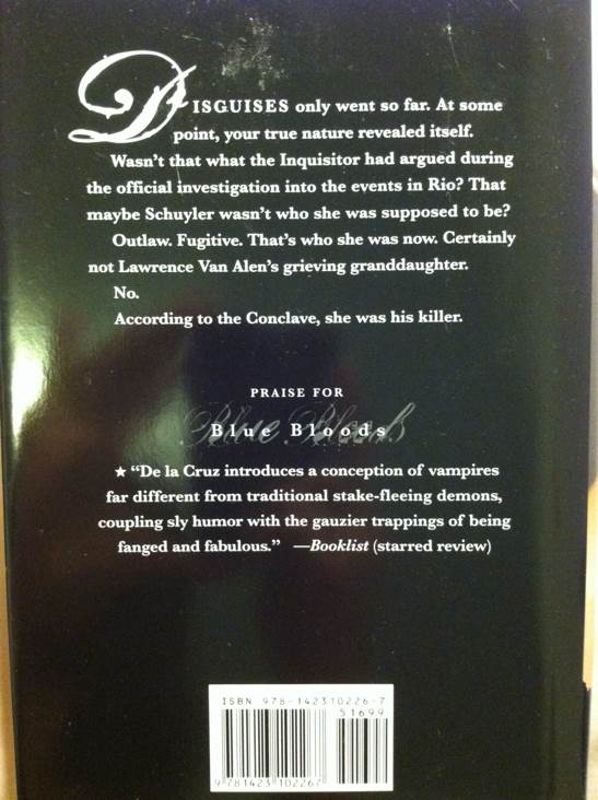 Blue Bloods #4 The Van Alen Legacy - Melissa De La Cruz (Disney Hyperion Books - Hardcover) book collectible [Barcode 9781423102267] - Main Image 2