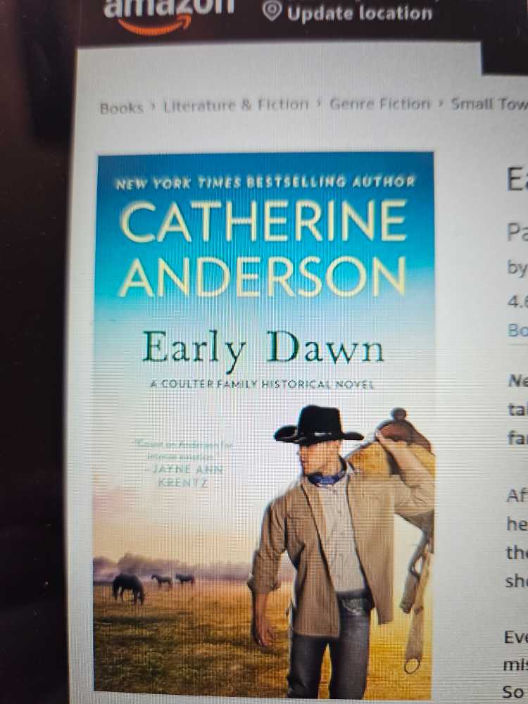 Early Dawn - Catherine Anderson (Signet Novel - Paperback) book collectible [Barcode 9780451228741] - Main Image 2
