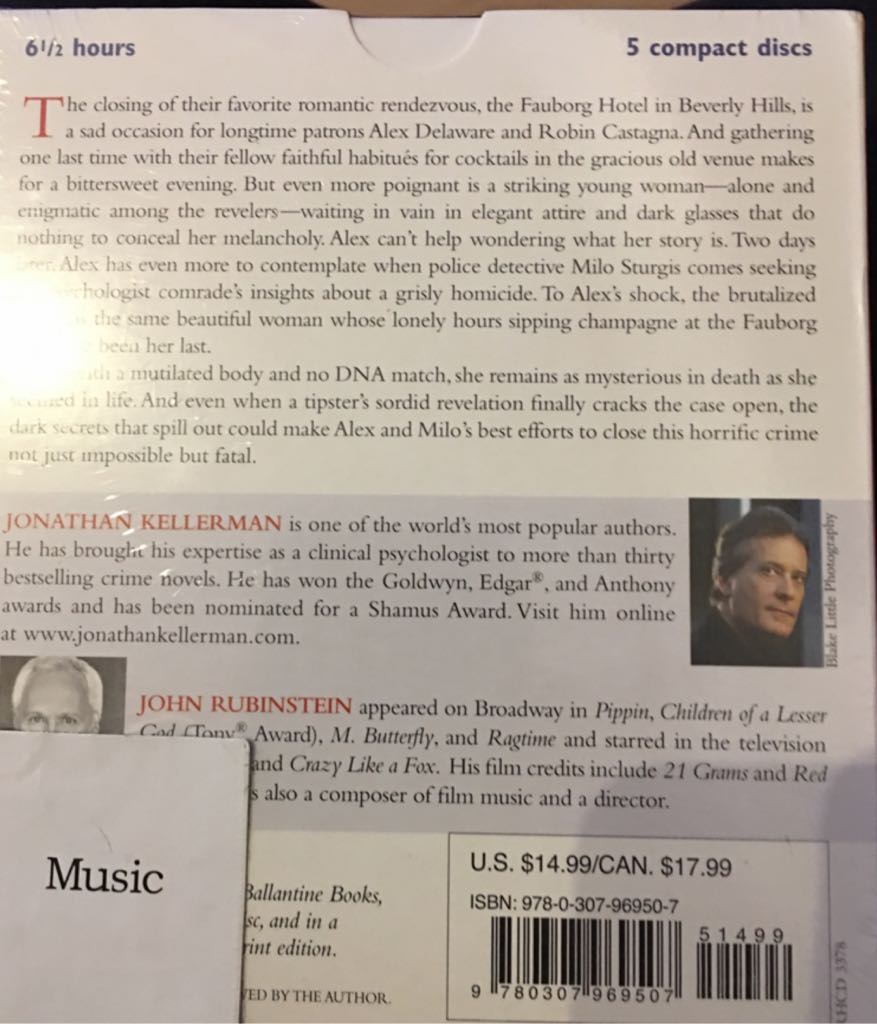 Mystery - Jonathan Kellerman (Random House) book collectible [Barcode 9780307969507] - Main Image 2